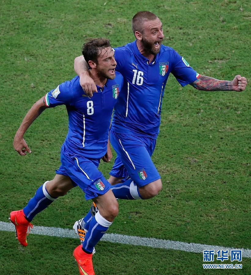 (世界杯·进球时刻)(5)足球——小组赛D组:马尔基西奥进球