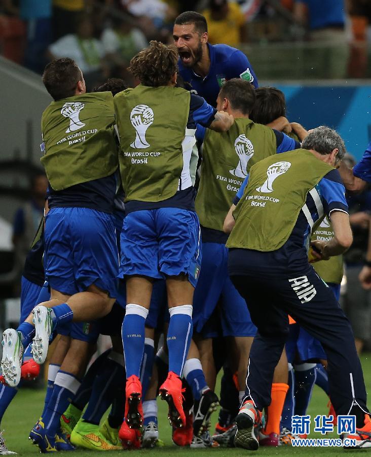 (世界杯·进球时刻)(8)足球——小组赛D组:马尔基西奥进球