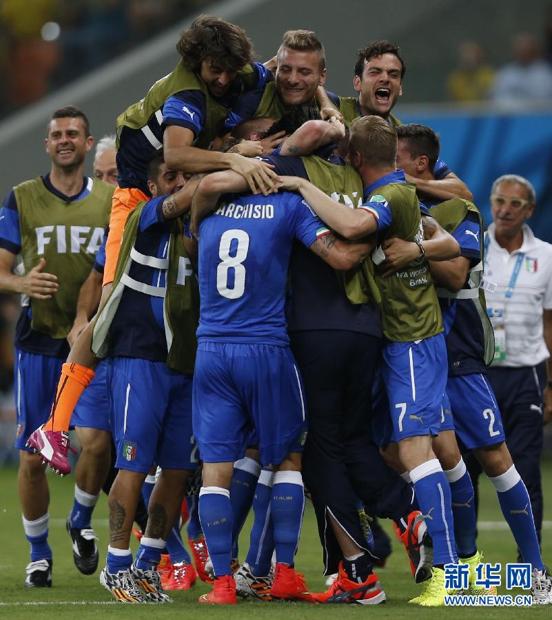 (世界杯·进球时刻)(2)足球——小组赛D组:马尔基西奥进球