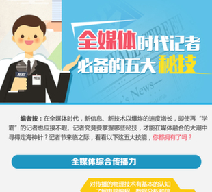 全媒体时代记者必备五大秘技，你拥有了吗？